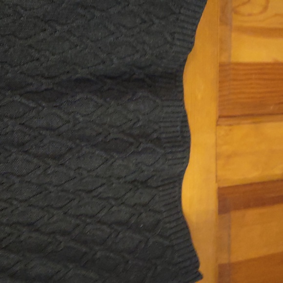 Calvin Klein Black Cable Knit Dress - Picture 4 of 7